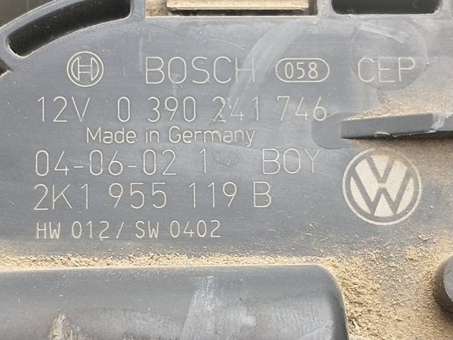 Motor de limpador pára-brisas do pára-brisas 2K1955119B VAG