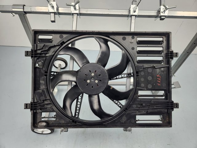 Ventilador elétrico de esfriamento montado (motor + roda de aletas) 2Q0121203K VAG