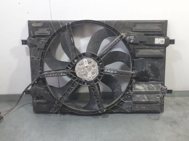 Ventilador elétrico de esfriamento montado (motor + roda de aletas) 2Q0121203K VAG