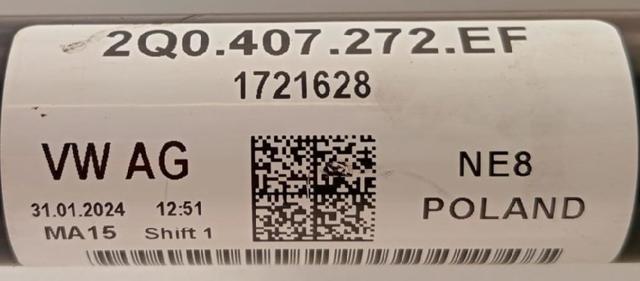 2Q0407272EF VAG