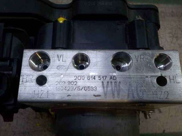Unidade hidráulico de controlo ABS 2Q0614517ADBEF VAG