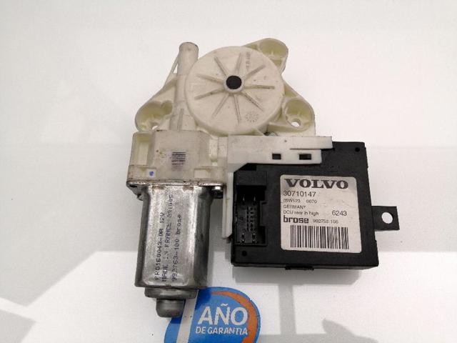 Motor de acionamento de vidro da porta traseira esquerda 30710147 VOLVO