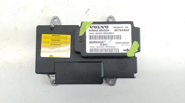 Módulo processador de controlo da bolsa de ar (Centralina eletrônica AIRBAG) 30724652 VOLVO