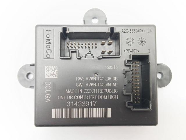 Módulo de conforto da porta dianteira 31433917 VOLVO