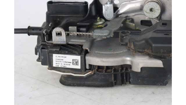 Fecho da porta dianteira direita 31440390 VOLVO