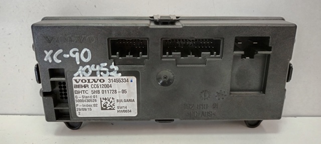 Módulo de direção (Centralina eletrônica) de climatização 31455334 VOLVO