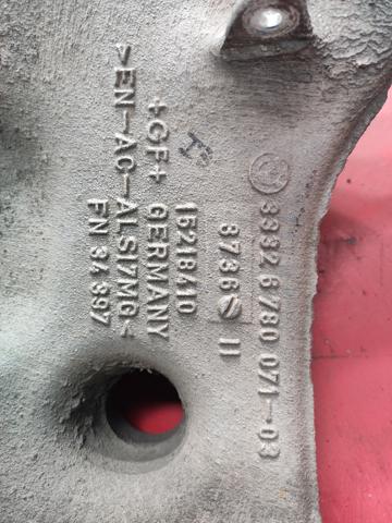 Braço oscilante inferior esquerdo de suspensão traseira 33326780069 BMW