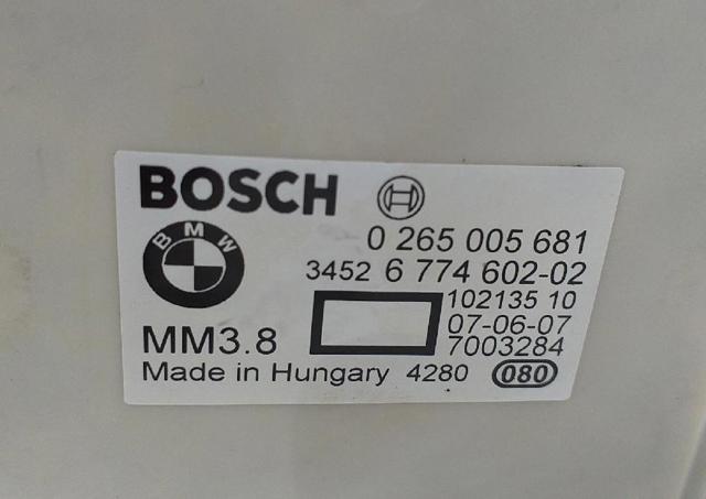 Sensor de aceleração longitudinal 34526774602 BMW