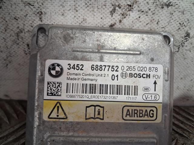 Módulo processador de controlo da bolsa de ar (Centralina eletrônica AIRBAG) 34526887752 BMW