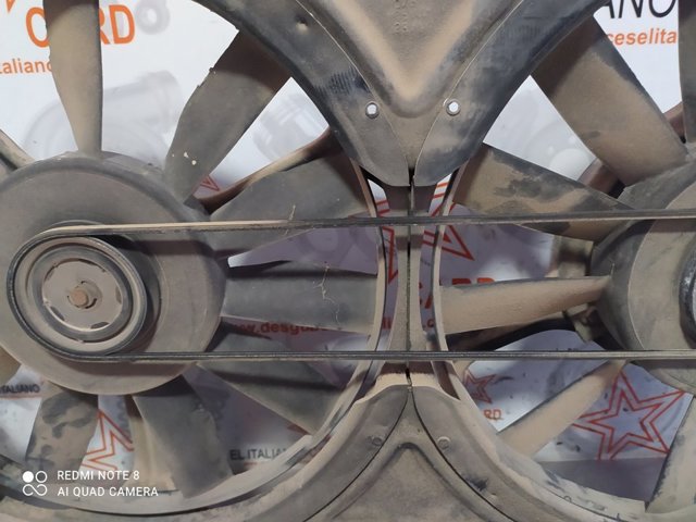 Ventilador elétrico de esfriamento montado (motor + roda de aletas) 357959455K VAG