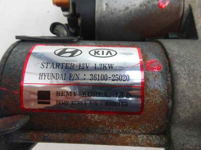Motor de arranco 3610025020 HYUNDAI