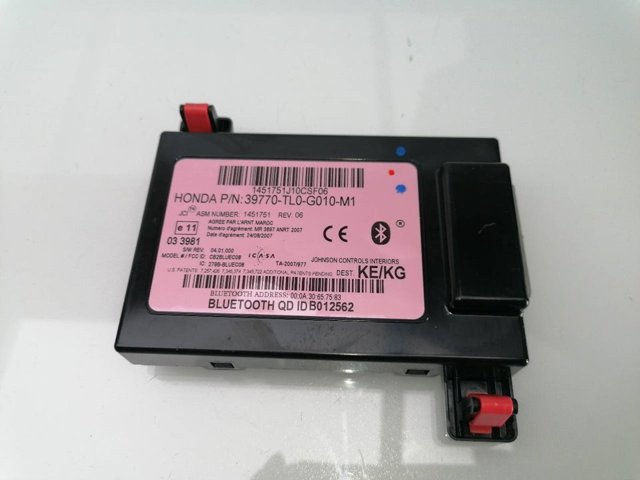 39770TL0G010M1 Honda