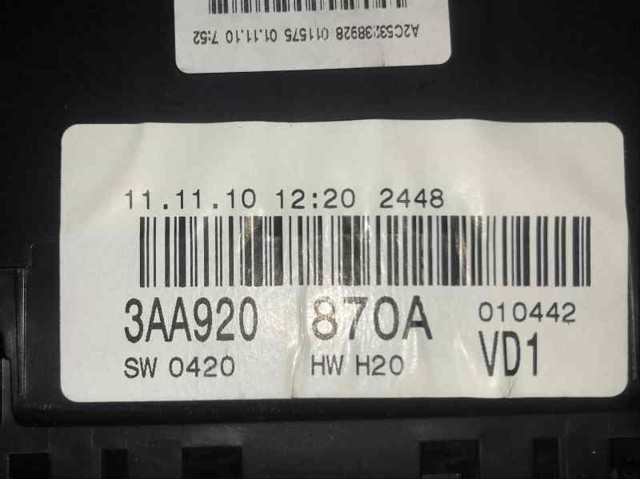3AA920870A VAG