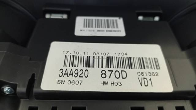 3AA920870D VAG