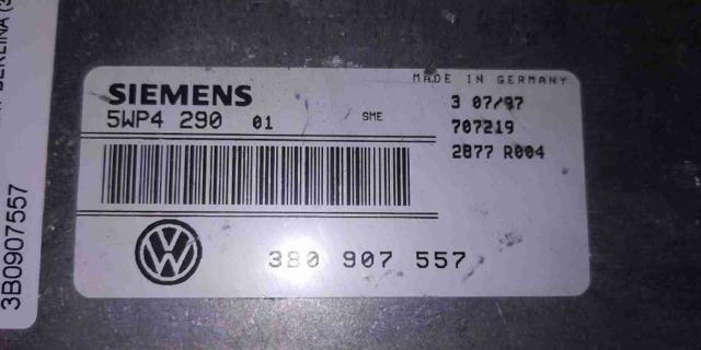 Módulo de direção (Centralina eletrônica) de motor 3B0907557 VAG