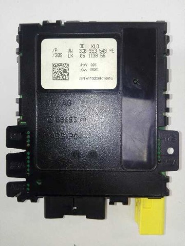 Módulo de direção (Centralina eletrônica) dos interruptores instalados na coluna da direção 3C0953549AE VAG