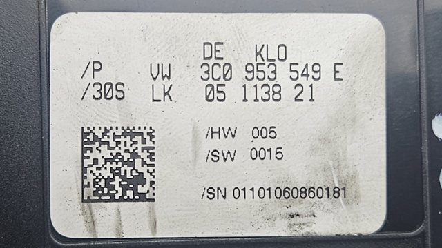 3C0953549E VAG