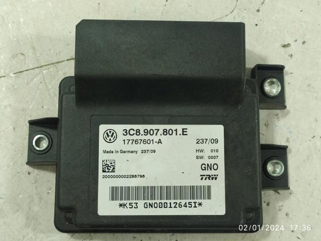 Unidade de controlo (módulo) do freio de estacionamento eletromecânico 3C8907801E VAG