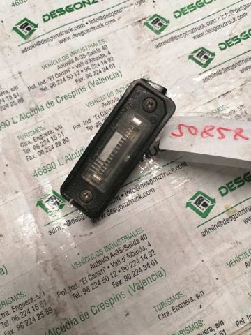 Lanterna da luz de fundo de matrícula traseira 3D0943021A VAG