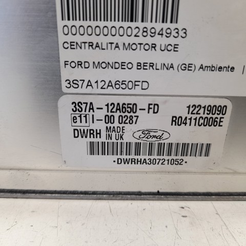 3S7A12A650FD Ford