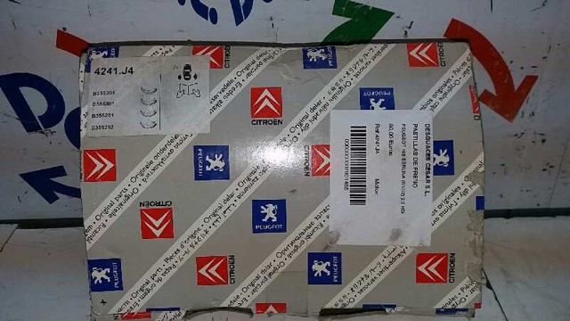 Sapatas do freio traseiras de tambor 4241J4 PEUGEOT