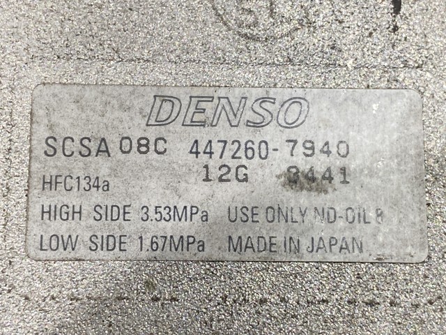 Compressor de aparelho de ar condicionado 4472607940 SUBARU
