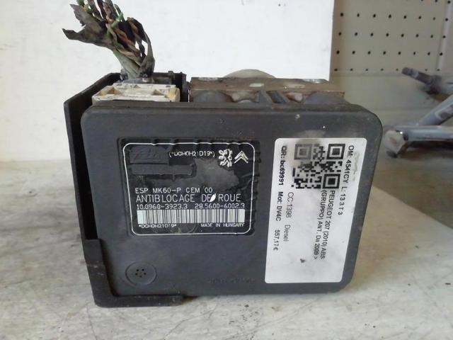 Unidade hidráulico de controlo ABS Peugeot 207 WA, WC ao melhor preço