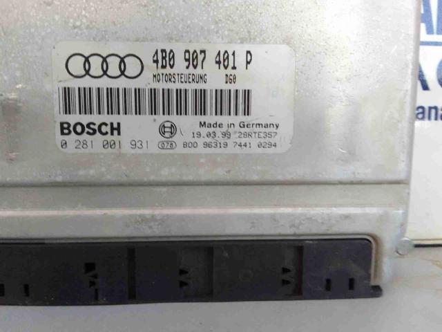 Módulo de direção (Centralina eletrônica) de motor 4B0907401P VAG