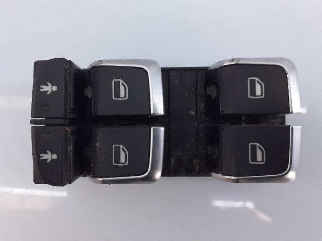 Unidade de botões dianteira esquerda de controlo de elevador de vidro 4C0959851 VAG