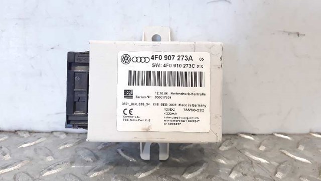 Unidade do sistema de controlo de pressão nos pneus 4F0907273A VAG