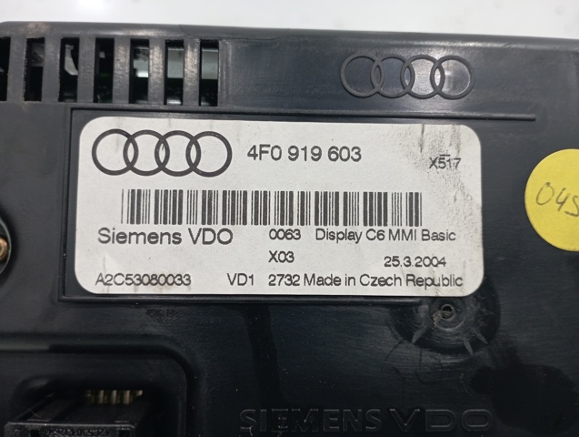 4F0919603 VAG