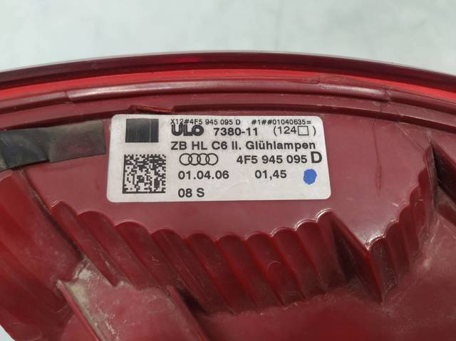 Lanterna traseira esquerda externa 4F5945095D VAG