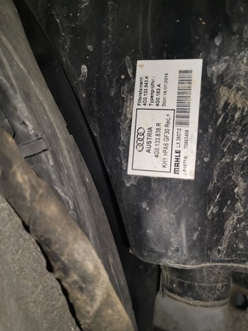 Filtro de ar 4G0133843K VAG
