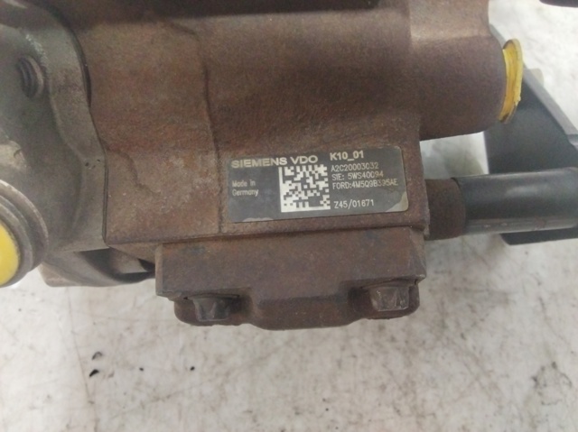 Bomba de combustível de pressão alta 4M5Q9B395AE FORD