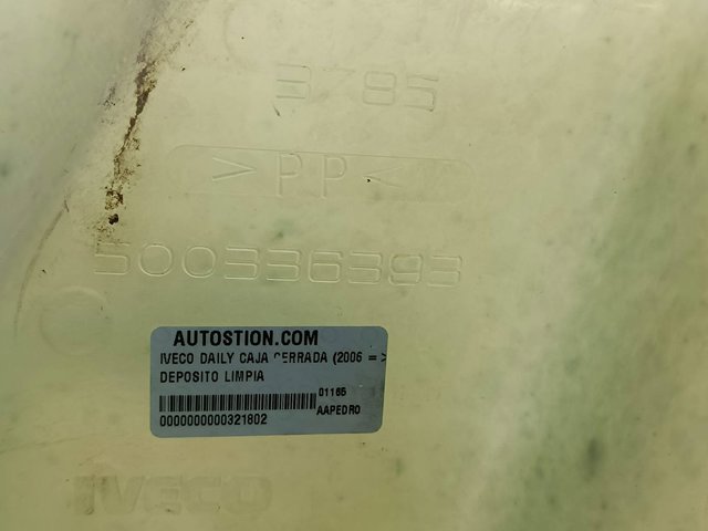 Tanque de fluido para lavador de vidro para Iveco Daily 