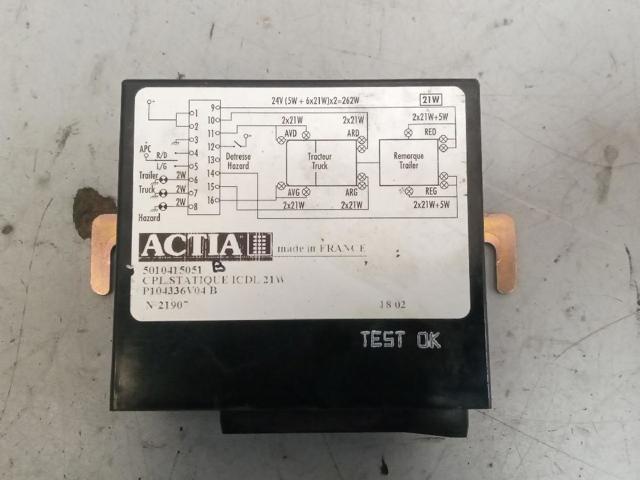 Módulo de direção (Centralina eletrônica) das luzes 5010415051 RENAULT