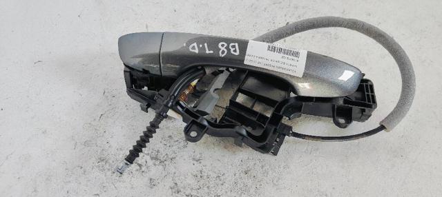 Suporte de maçaneta externa da porta traseira direita 510837812E VAG