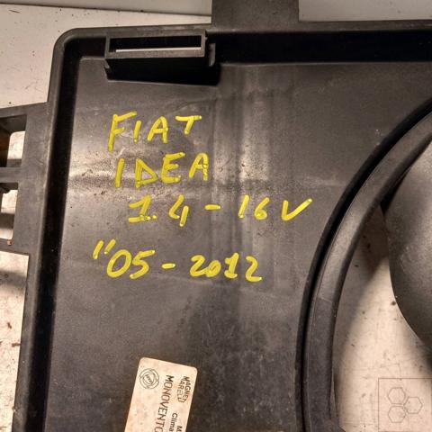 Difusor do radiador de esfriamento, montado com motor e roda de aletas 51738357 FIAT