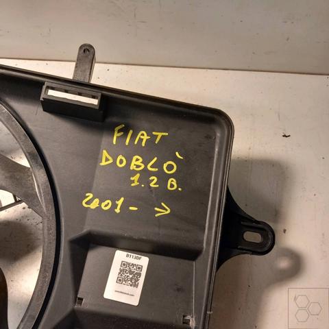 Difusor do radiador de esfriamento, montado com motor e roda de aletas 51738718 FIAT