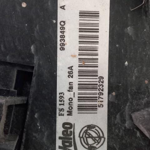 Radiador de esfriamento de motor 51773281 FIAT
