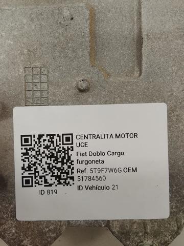 Módulo de direção (Centralina eletrônica) de motor 51784560 FIAT
