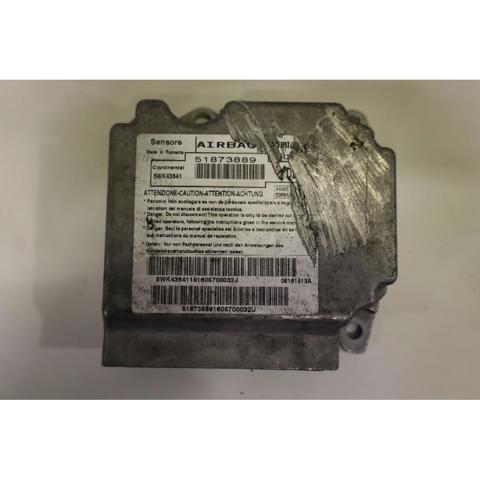 Módulo processador de controlo da bolsa de ar (Centralina eletrônica AIRBAG) 51873889 FIAT
