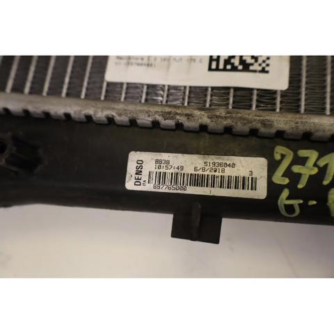 Radiador de esfriamento de motor 51936040 FIAT