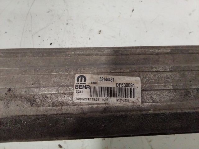 Radiador de intercooler 53144431 PEUGEOT