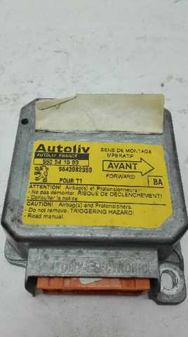 Módulo processador de controlo da bolsa de ar (Centralina eletrônica AIRBAG) 550541500 PEUGEOT