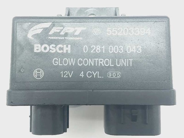 Relê das velas de incandescência 55203394 FIAT