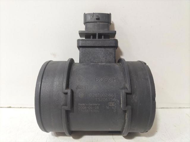 Sensor de fluxo (consumo) de ar, medidor de consumo M.A.F. - (Mass Airflow) 55206756 FIAT