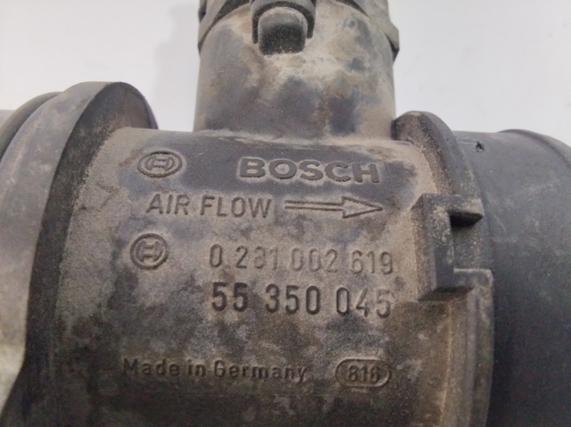 Sensor de fluxo (consumo) de ar, medidor de consumo M.A.F. - (Mass Airflow) 55350045 SUZUKI