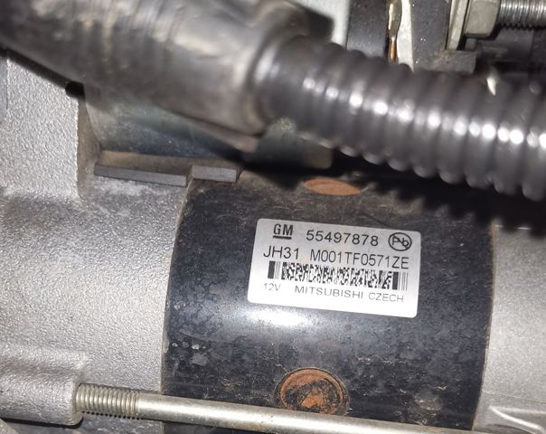 Motor de arranco 55497878 OPEL
