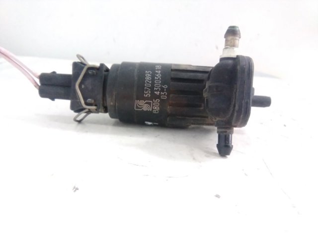 Bomba de motor de fluido para lavador de vidro dianteiro 55702893 FIAT